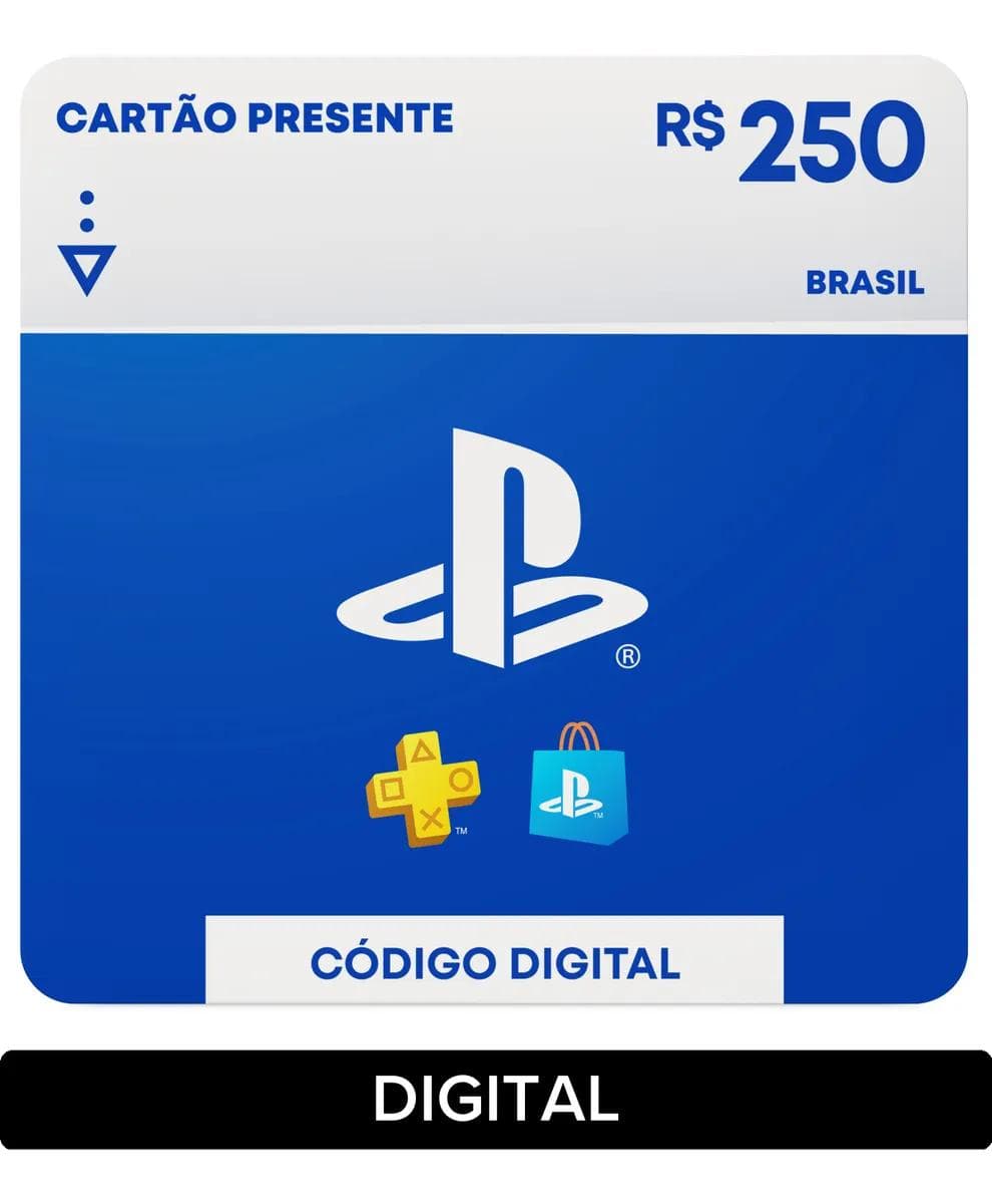 Sony PlayStation Store Gift Card R$ 250 (Digital) - view 1